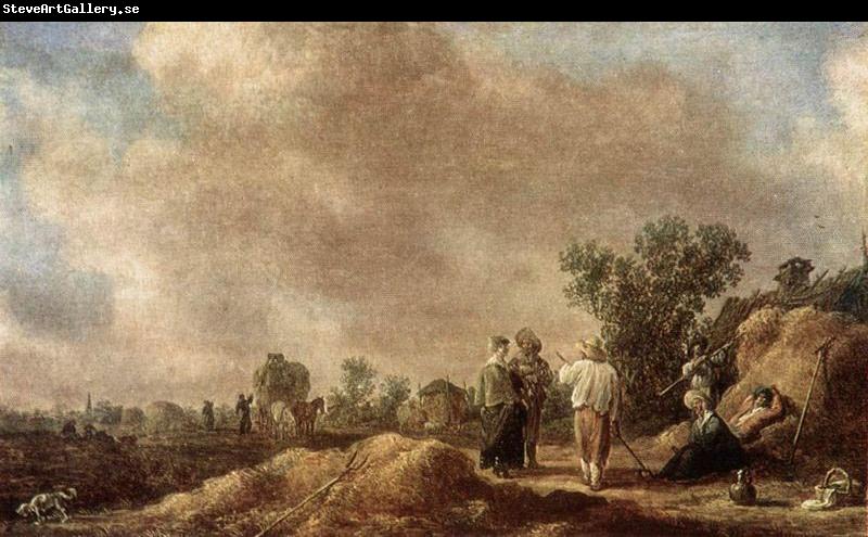 Jan van Goyen Haymaking.